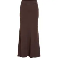 Vila Viril Ankle Knit Skirt - Noos - Brown - S