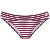 Venice beach Bikinihousut viininpunainen / valkoinen