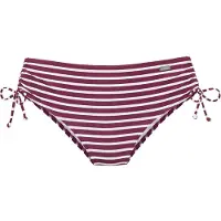 Venice beach Bikinihousut viininpunainen / valkoinen