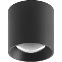 LCD LED-ulko 5172, grafiitti, 9 cm, metalli, IP54 CCT 5172, Musta, Alumiini, Moderni