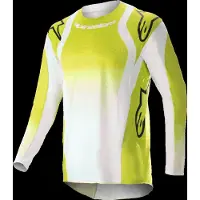 Alpinestars Techstar Push MX-pusero Keltainen/Neonvalkoinen Miehet, size L