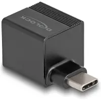 DeLOCK 66462, USB Type-C, RJ-45, Mies, Musta, Toiminta/Seikkailu, Linkki, Kiina