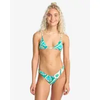 Billabong Salty Waves Rev Mini Slide Tri - Green - XS