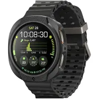 Spigen Liquid Air, Kotelo, Älykello, musta, Samsung, Watch 8 (44mm), Termoplastinen polyuretaani (TPU)