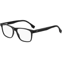 HUGO BOSS BOSS 1646 55/17/145 Mustat asetaattikehykset MIESTEN BOSS 1646