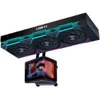 Lian Li HydroShift II OLED Curved TL 360mm ARGB -nestejäähdytin, musta