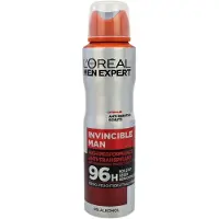 L'Oréal Men Expert Invincible Man Anti-Transpirant 96H Non-Stop Suihkutettava deodorantti 150 ml