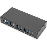 Digitus USB 3.0 HUB, 7 PORT, INDUSTRIAL, METAL INCL. PSU (DA-70258-1)