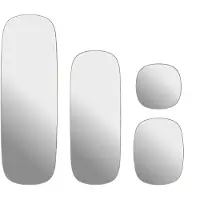 Muuto Framed peili Harmaa-kirkas, 150x50 cm