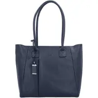 PICARD Pure Olkalaukku Nahka 34 cm Sininen
