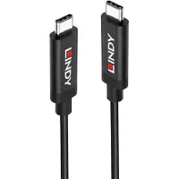 Lindy USB 3.2 Gen2 type C aktiivikaapeli 3m - Data 10Gbps - Audio/video - PD 100W