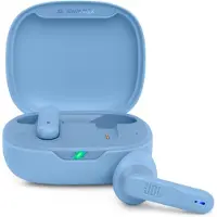 JBL Wave Flex, True Wireless Stereo (TWS), Puhelut/Musiikki/Urheilu/Päivittäinen, 20 - 20000 Hz, 7,6 g, Kuulokkeet, Sininen (JBLWFLEXBLU)