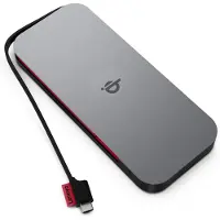 Lenovo Go - Powerbank - 10000 mAh - 30 Watt - 3 A - 2 ulostuloa-stikforbindelser (USB-C) - tordensort - maailmanlaajuinen - 100e Chromebook Gen 3 8...