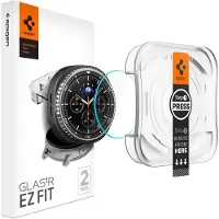 Spigen Glass tR EZ Fit 2 Pack - Samsung Galaxy Watch 8 Classic (46mm)