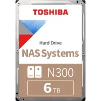 Toshiba N300 3.5" 6 Tt, 7200 RPM, 512 MB, SATA III -kovalevy (NAS)