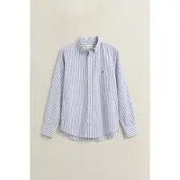 Gant Reg Poplin Stripe Shirt - Blue - L