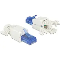 DeLOCK – RJ45 plug Cat.6A UTP toolfree 2 pieces (86417)