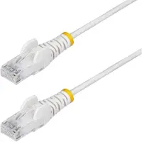 StarTech.com U/UTP Cat6 Slim laitekaapeli, LSZH, 2m, valkoinen