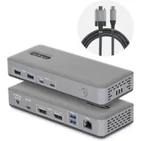 StarTech.com – USB-C Dock 2x DP 4K60 1GbE 100W PD (201UE-USBC-DOCK)