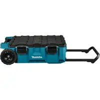 Makita P-91001 pyörillä ja vetoaisalla Maktrak kuljetuslaatikko
