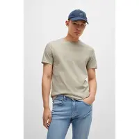 BOSS for man. 50508584 Tales beige t-shirt (L), Casual, Cotton, Short sleeve