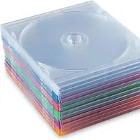 Verbatim CD/DVD, Musta, Läpinäkyvä, Akryyli, PVC-muovi, 120 mm