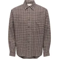 Only & Sons Paita 'ONSGUDMUND' ruskea / offwhite
