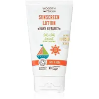 WoodenSpoon Baby & Family aurinkosuojamaito koko perheelle SPF 50 150 ml