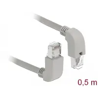 DeLOCK 85852, 0,5 m, Cat5e, SF/UTP (S-FTP), RJ-45, RJ-45, Harmaa