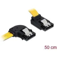 DeLOCK 0.5m SATA III, 0,5 m, Uros/uros, Keltainen (82837)