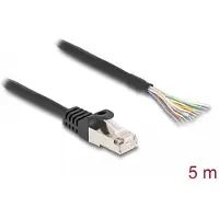 DeLOCK 80208, 5 m, S/FTP (S-STP), RJ-50, Musta