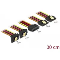 DeLOCK – Cable SATA 15 pin power plug with latching function, 30 cm (60151)