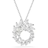 Swarovski Riipus 'MESMERA' hopea / valkoinen