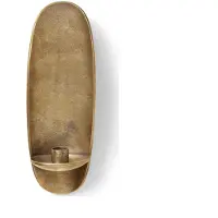 Ferm Living Agapé seinäkynttilänjalka Brass finish