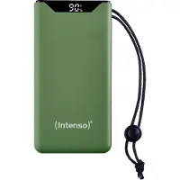 Intenso F10000 10000mAh, 20W -varavirtalähde, Vihreä