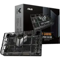 Asus TUF Gaming ARGB PWM Fan Hub, Tuulettimen ohjain, Musta, 4-pin, SATA, 115 mm, 69 mm (90DA00C0-B09000)