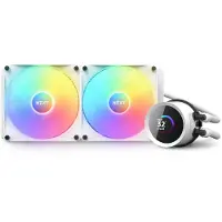 NZXT Kaikkien yhdistetty nestejäähdytin - - Kraken 280 RGB - Valkoinen - 14 cm - LCD-näyttö