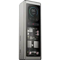 Lenovo - Powerbank - med näyttö - 20000 mAh - 36.72 Wh - 140 Watt - 3 ulostuloa (2 x USB-C, USB) - kullanharmaa - maailmanlaajuinen - Global
