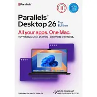 Parallels Desktop 26 | Pro Edition | Software | Macille | 1 asennus (Desktop 20:n seuraaja)