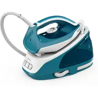 Tefal Express Easy SV6131 -höyrysilityskeskus, 2200 W, 5,8 bar, 1,7 l, valkoinen/sininen