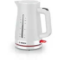 Bosch MyMoment TWK3M121 -vedenkeitin, 1,7 l, 2400 W, valkoinen