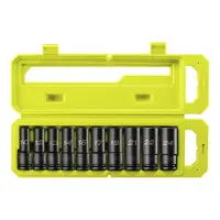 Ryobi Iskuhylsysarja 10 osaa 1/2"
