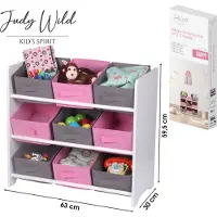 Judy Wild Kid's Spirit Judy Wild Happy lasten hylly säilytyskoreilla