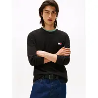 Tommy Hilfiger Tjm Reg Badge Tee Ls - Black - L