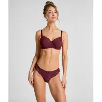 Hunkemoller Sophie Thong - Burgundy - XS