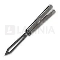 Flytanium Zenith Trainer 2.0 1385GGB Black, Gunmetal Gray Aluminum, balisong trainer