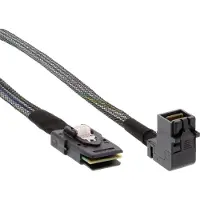 InLine Mini SAS HD - Mini SAS with Sideband -kaapeli, 1 m, musta