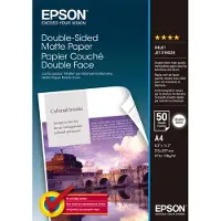 Epson Double-Sided Matte Paper -kaksipuoleinen mattapaperi, A4, 50 arkkia