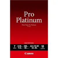 Canon PT-101 Photo Paper Pro Platinum -valokuvapaperi, A3+, 10 arkkia