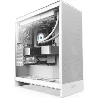NZXT H7 Flow (2024) -miditornikotelo ikkunalla, valkoinen